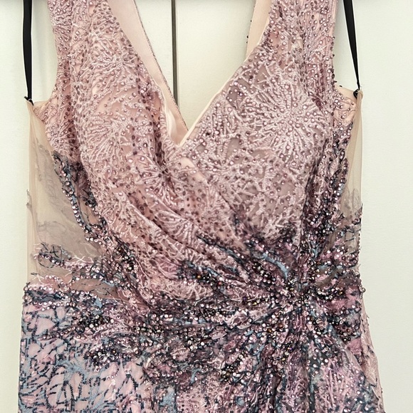 Gorgeous dusty pink evening dress new w no tag never been worn size 16 - Picture 4 of 8